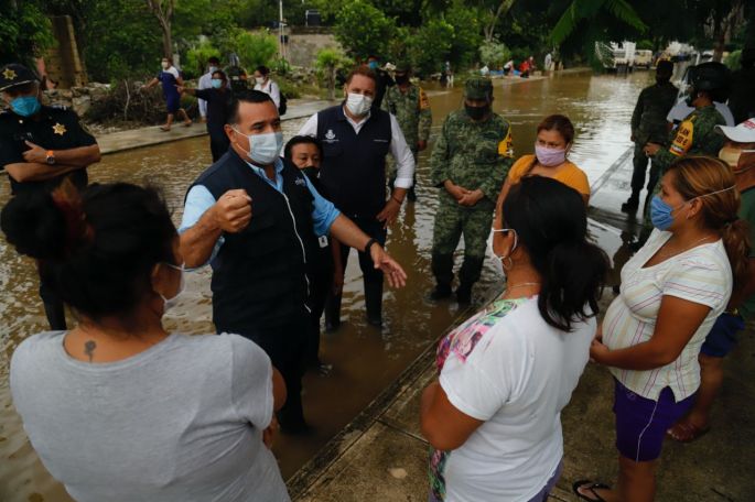 El Ayuntamiento de Mérida lleva apoyo a las comunidades más afectadas por las recientes e intensas lluvias