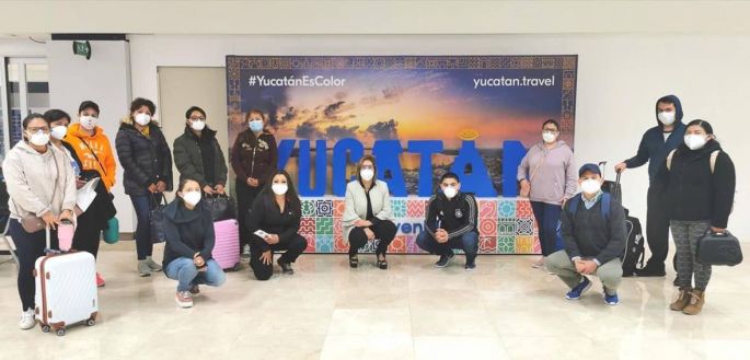 Viaja la brigada covid Yucatán a la CDMX para sumarse a la operación “Chapultepec”