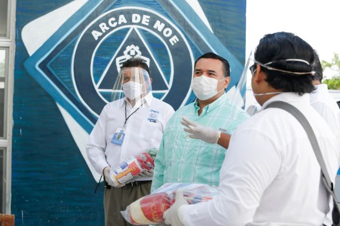 La sinergia entre la sociedad y Ayuntamiento permiten ampliar apoyos a personas y grupos vulnerables del municipio, afirma el alcalde Renán Barrera
