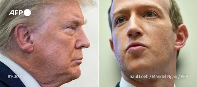 Facebook bloquea cuenta de Trump por tiempo indefinido 