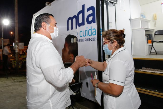 Estamos del lado de la salud para cuidarte y seguir cerca de ti, remarca el alcalde Renán Barrera