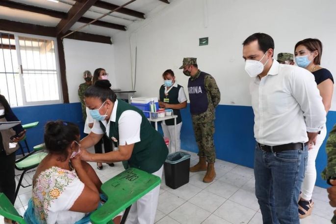 El lunes comenzaría en Yucatán la vacunación contra el Coronavirus en personas de 50 a 59 años de edad, anunció el Gobernador Mauricio Vila Dosal
