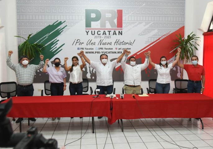 Dos candidatos de Redes Sociales Progresistas declinan a favor del PRI