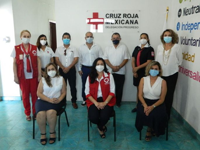 Toma protesta nuevo consejo directivo de Cruz Roja Mexicana Delegación Progreso