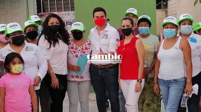 Jorge García Noemí "Totocho" hizo una campaña de puerta en puerta