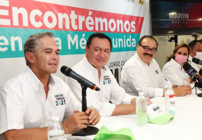 Colosos de la política apoyan a Ramírez Marín