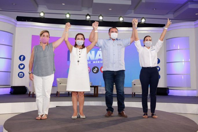Vamos a trabajar por darle un mejor futuro a los niños, niñas y mujeres de toda Mérida: Renán Barrera