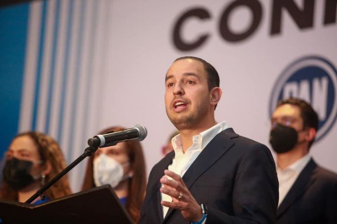 Acción Nacional creció en población gobernada y su presencia en el Congreso: Marko Cortés