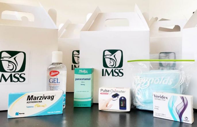 IMSS Yucatán entrega Kit COVID-19 a pacientes con la enfermedad