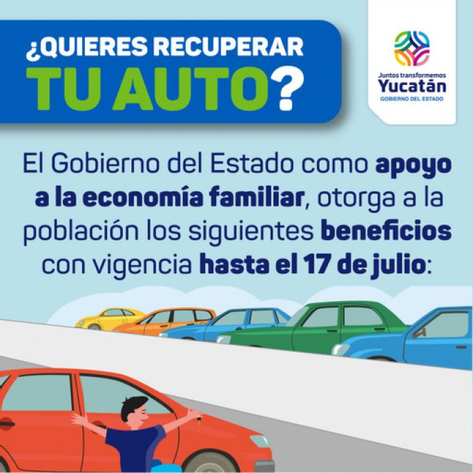 Anuncian condonación de pagos para liberar autos que estén en el corralón y descuentos del 50% en multas vehiculares