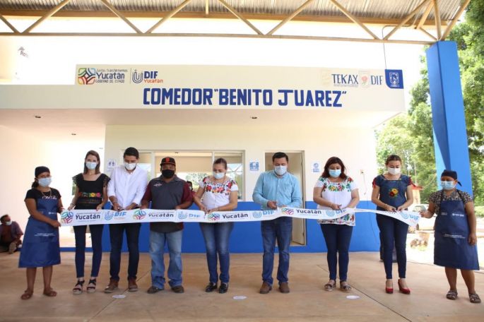 Tekax inaugura su noveno comedor comunitario