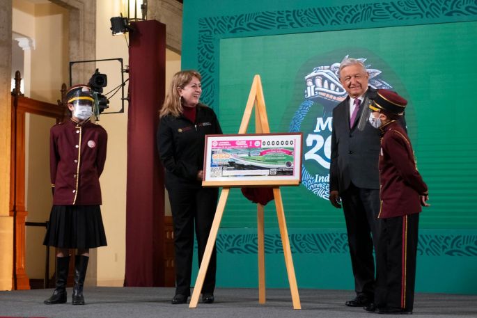 AMLO anuncia nuevo sorteo de la Lotería Nacional; por primera vez los premios serán en especie
