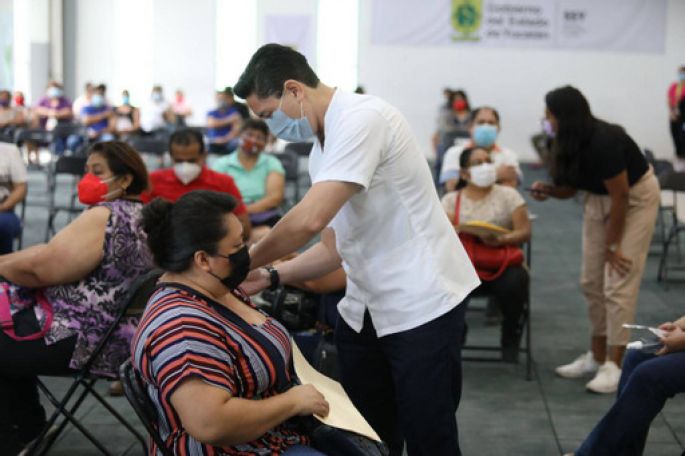 A partir del lunes comienza aplicación de segunda dosis a personas de 50 a 59 de Kanasín, Progreso y Valladolid