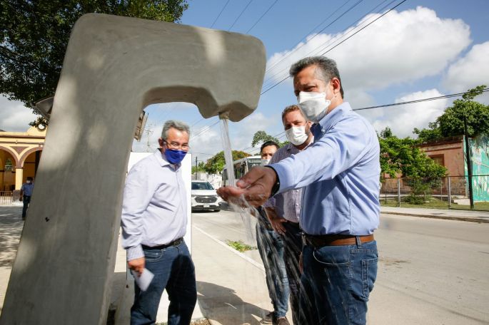 Con mejores espacios públicos, el Ayuntamiento de Mérida continúa transformando el entorno urbano en colonias y comisarías del Sur