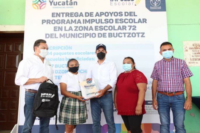 Con apoyos para estudiantes y acciones de vivienda, el Gobierno de Mauricio Vila respalda a los habitantes de Buctzotz