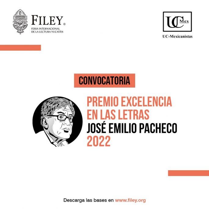 Abre convocatoria del Premio Excelencia en las Letras José Emilio Pacheco 2022  