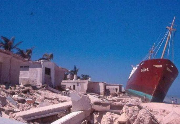 Gilberto: El huracán más terrible que haya atacado y destruido parte del mundo
