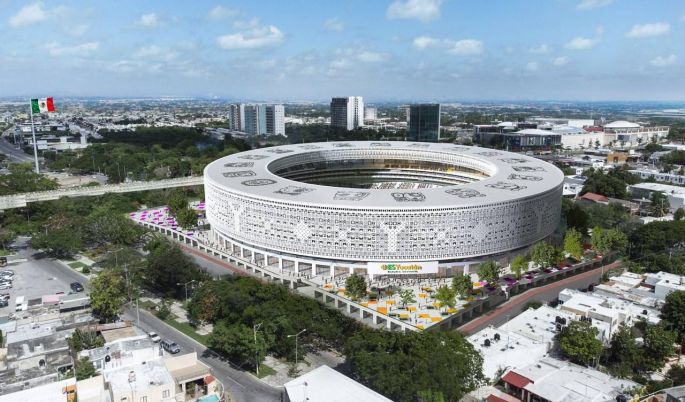 Afirma la Canadevi, que el Estadio Sostenible es una obra muy importante que pondrá “en otro nivel” a Mérida