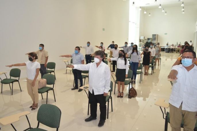 Rinden compromiso constitucional 22 jueces de paz