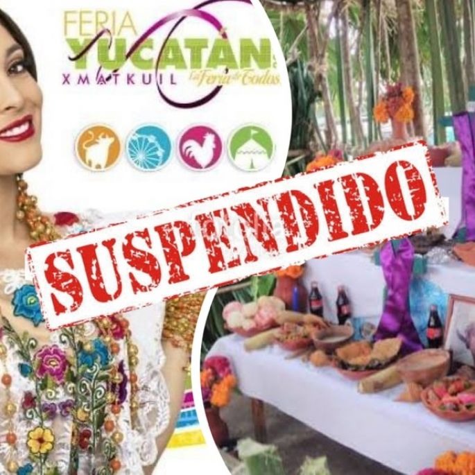 Se suspenden este año la Gran Muestra de Altares del Hanal Pixán y la Feria Yucatán Xmatkuil, para seguir cuidando la salud de los yucatecos