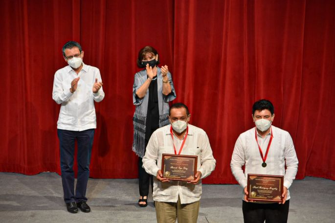Ricardo Vega Díaz y Paul Rodríguez González reciben la Medalla “Ricardo Palmerín”