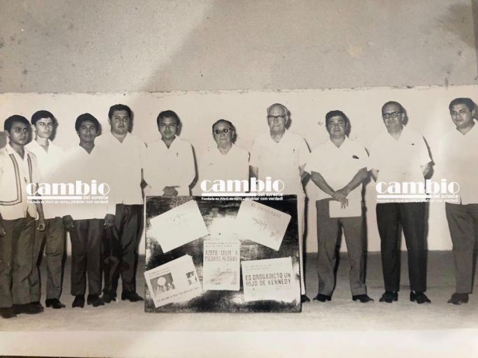 Cursos para periodistas en Mérida en 1970