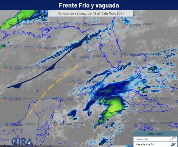 Advierten sobre el ingreso del frente frío 8, este sábado 13  