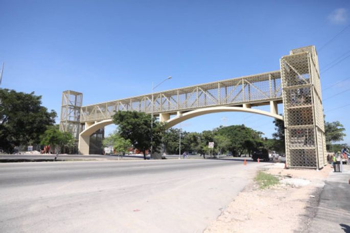 Con nuevos puentes, se brinda seguridad a los peatones y usuarios de la nueva Ruta Periférico 