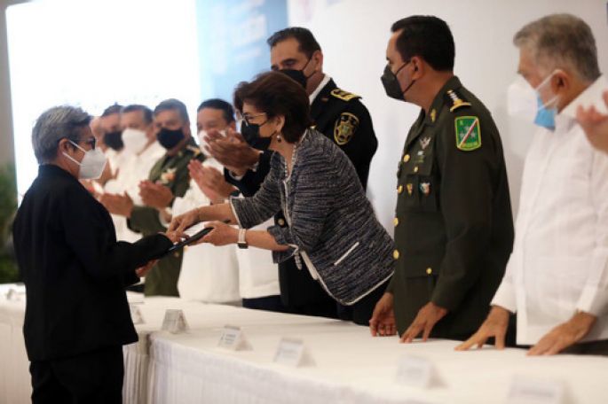 El Gobierno del Estado reconoce la invaluable labor de elementos de la SSP en el Día del Policía