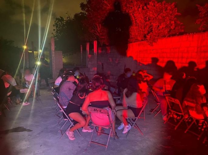 Fiesta clandestina en Kanasin con menores de edad, drogas y alcohol 