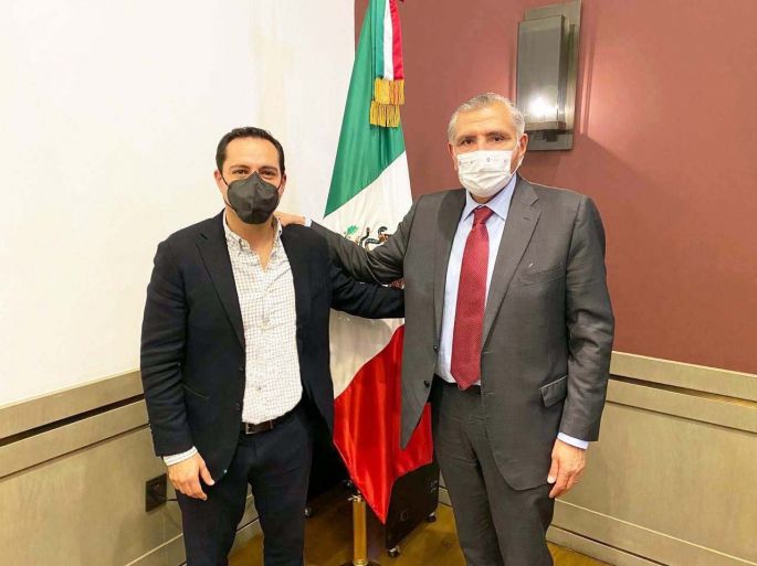 Refrenda el Gobernador Mauricio Vila trabajo coordinado con el titular la Secretaría de Gobernación, Adán Augusto López Hernández
