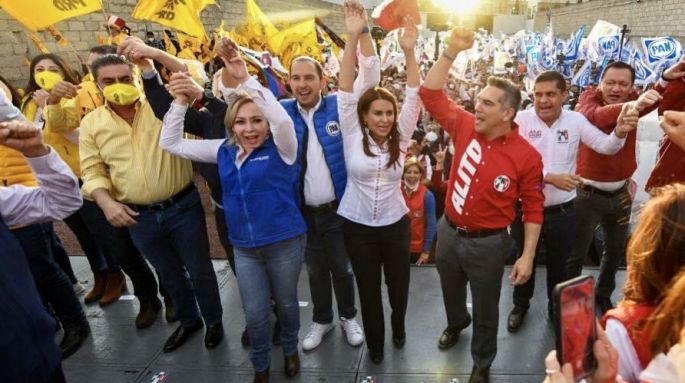 PAN, PRI y PRD juntos contra MORENA por la gubernatura de Hidalgo