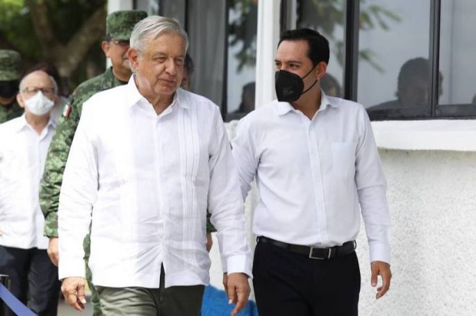 El 100% del terreno de "La plancha" se convertirá en un parque, acuerdan el Gobernador Mauricio Vila Dosal y el Presidente Andrés Manuel López Obrador