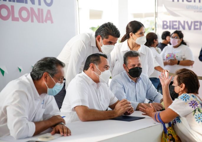 Para cumplir con la convivencia armónica e incluyente en Mérida, el Alcalde Renán Barrera reactivó el programa “Ayuntamiento en tu colonia”