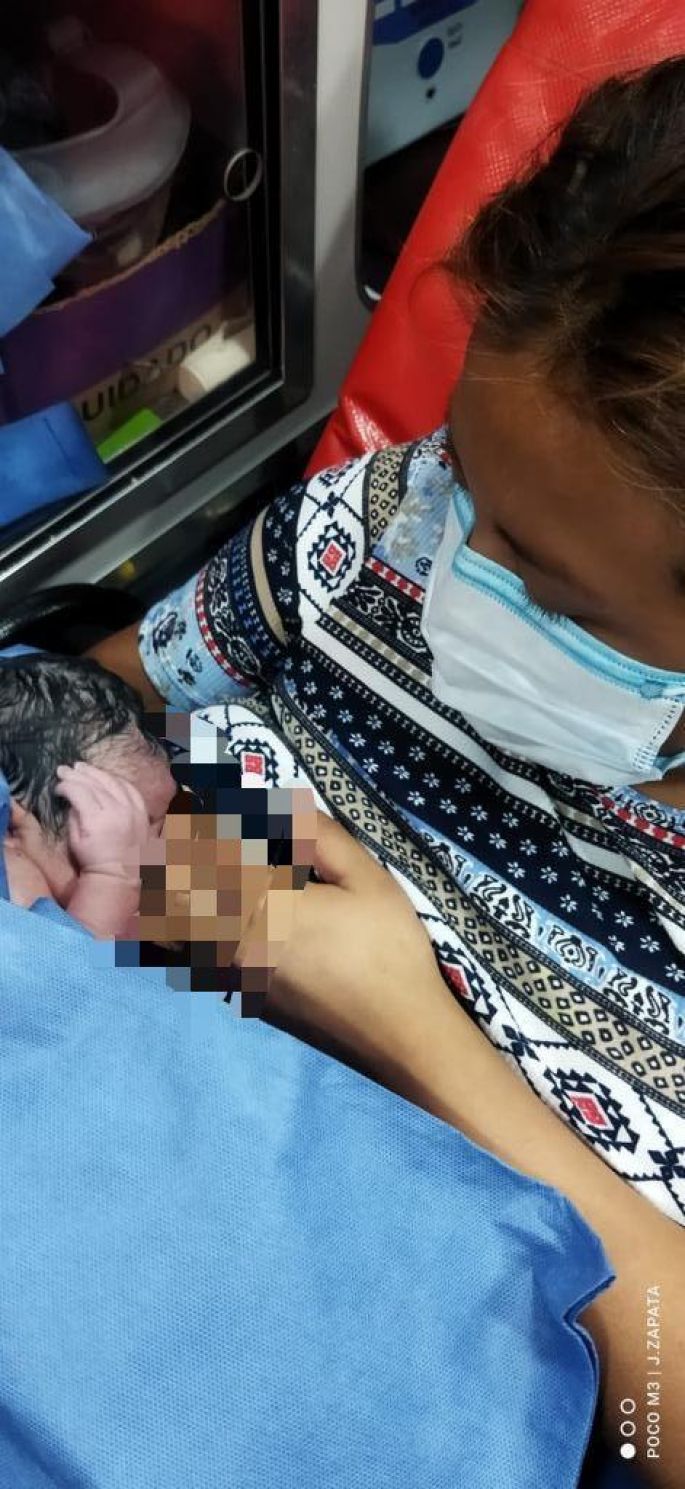 La SSP atiende nacimiento de una bebé en periférico 