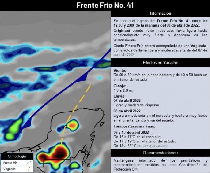 Buenas noticias, frente frío refrescará Yucatán 