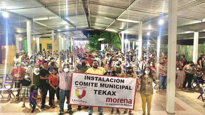 Gran respuesta de habitantes de Tekax a la invitación progresista de Unid@s
