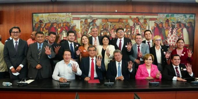 Pide Mario Delgado a Senadores de Morena ser observadores electorales el próximo 5 de junio 