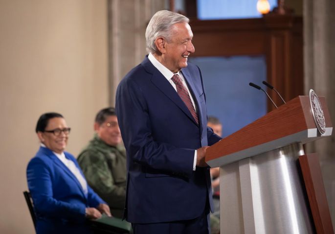 México tiene más elementos para garantizar paz y tranquilidad, resalta AMLO 