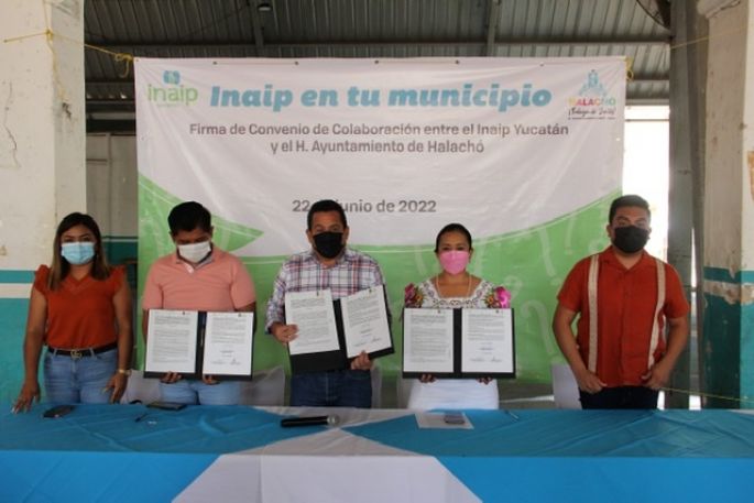 Inaip en tu municipio llega al Ayuntamiento de Halachó