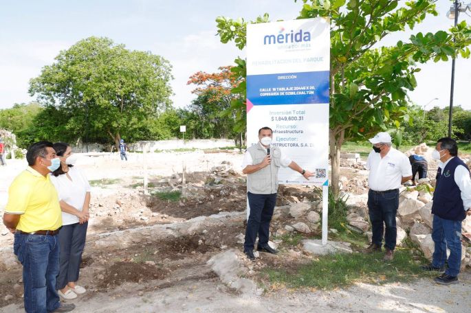 El Alcalde Renán Barrera trabaja para mejorar los espacios públicos y la infraestructura de las comisarías