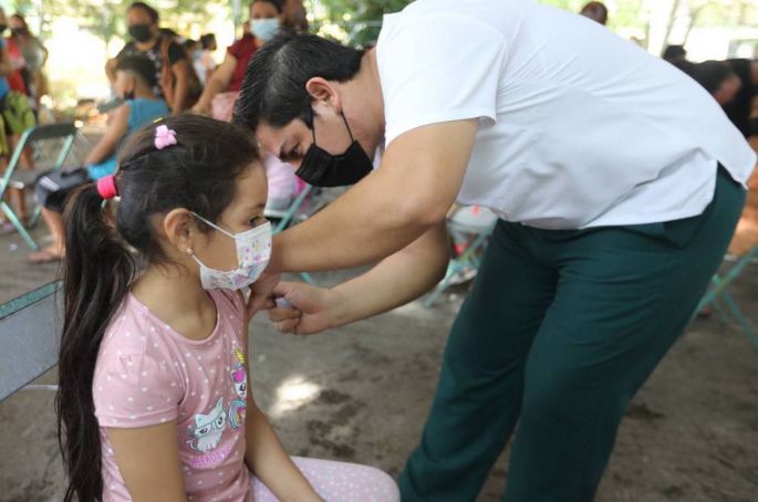 Del 2 al 5 agosto se realizará la vacunación de menores de 5 a 11 años en 18 municipios de Yucatán