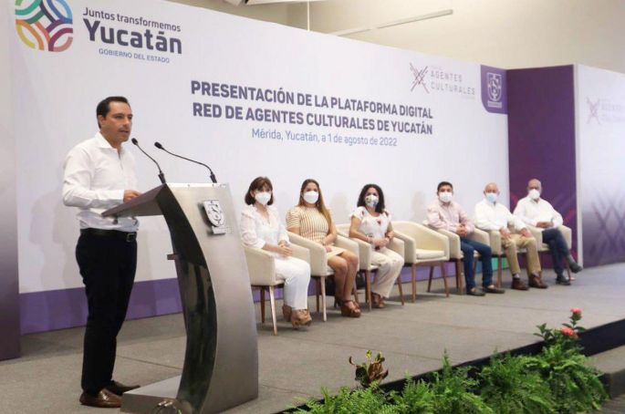 Lanza el Gobernador Mauricio Vila plataforma digital para dar a conocer a artistas yucatecos y puedan ser contratados desde cualquier parte del mundo 