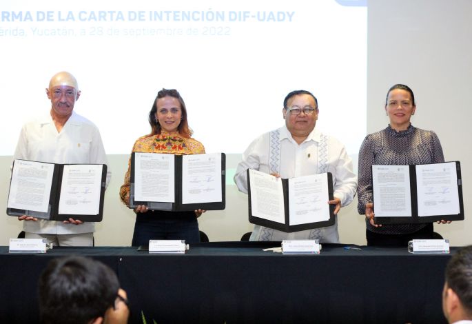 DIF Yucatán y UADY suman voluntades, en beneficio de la niñez y adolescencia
