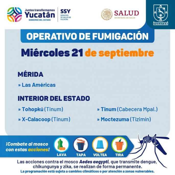 Intensifica SSY acciones preventivas por temporada de lluvias en Mérida