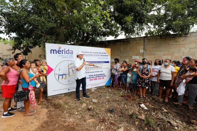 El Alcalde Renán Barrera trabaja para dar mejores oportunidades de desarrollo y justicia social a las colonias y comisarías del sur