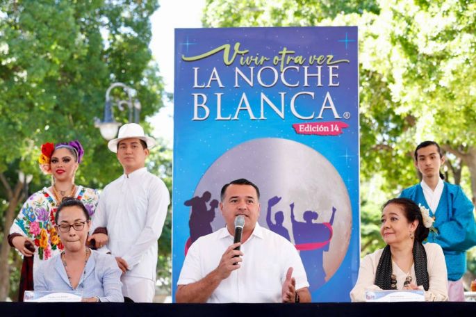 Mérida volverá a vivir La Noche Blanca, anuncia el Alcalde Renán Barrera Concha 