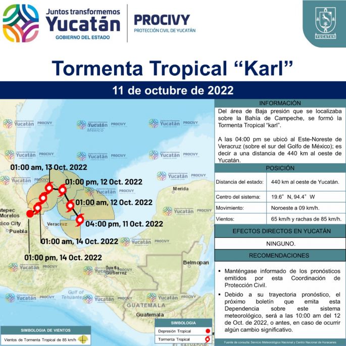 Temporada de huracanes, activa hasta noviembre