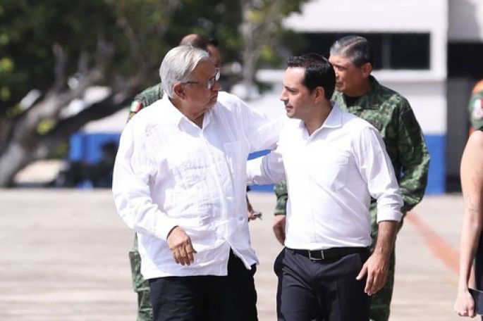 Mauricio Vila y López Obrador acuerdan mantener la coordinación y colaboración en torno a proyectos estratégicos para Yucatán 
