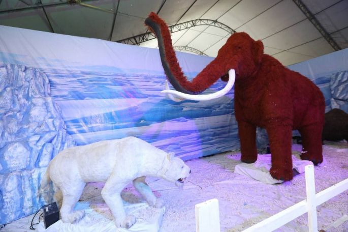 Familias del oriente del estado disfrutan de la "Expo Dinosaurios"